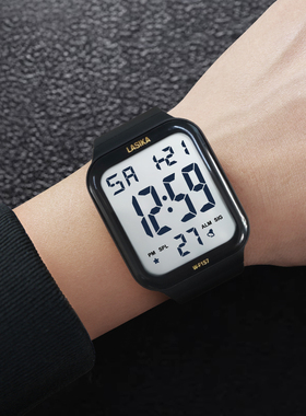 老人手表专用大数字爸爸防水男士老年人爷爷中年男款闹钟父亲电子