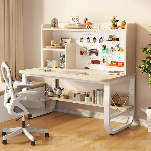 儿童学习桌初中小学生简易电脑桌书桌椅套装家用书房洞洞板书桌