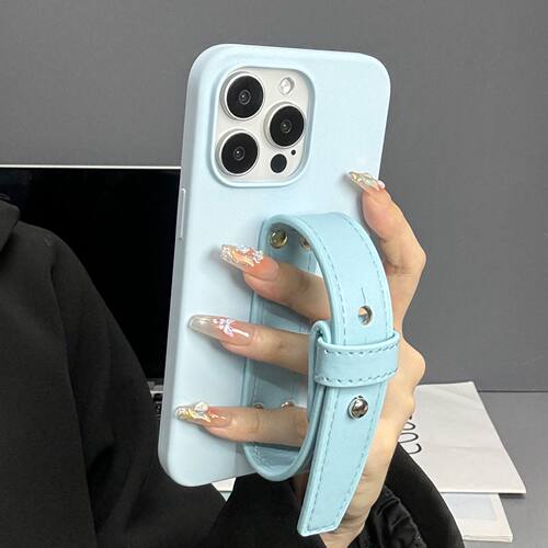 适用iPhone皮质手腕带高级感