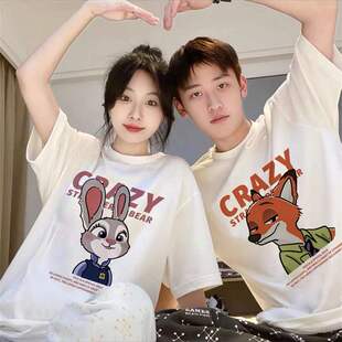 新款 不一样特别 恤女夏季 正肩短袖 男体恤上衣 情侣装