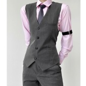 西装 cos成男 衬衫 马甲男女中性风痞帅高级英伦商务修身 背心西装