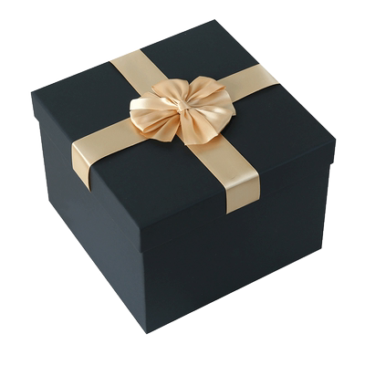 超大号质感黑色礼物盒
