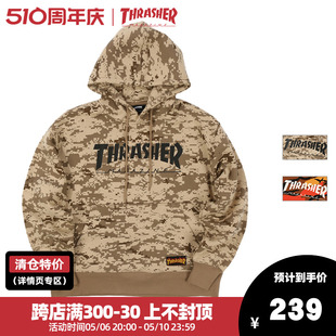 CAMO 帽衫 JLP日版 HOMETOWN SWEATSHIRT THRASHER官方 HOODED