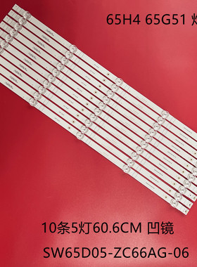 适用创维65H4 65G51 65G971 65G31 65A20 65A6M灯条SW65D05-ZC66A
