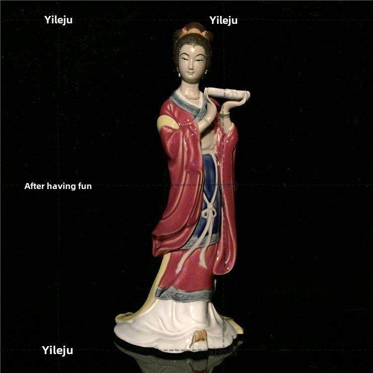 石湾娃娃陶瓷女士饰品中国古典美特色商务礼品客厅电视柜装饰,家居饰品,装饰摆件,淘宝优惠券,粉丝福利购,淘宝优惠卷