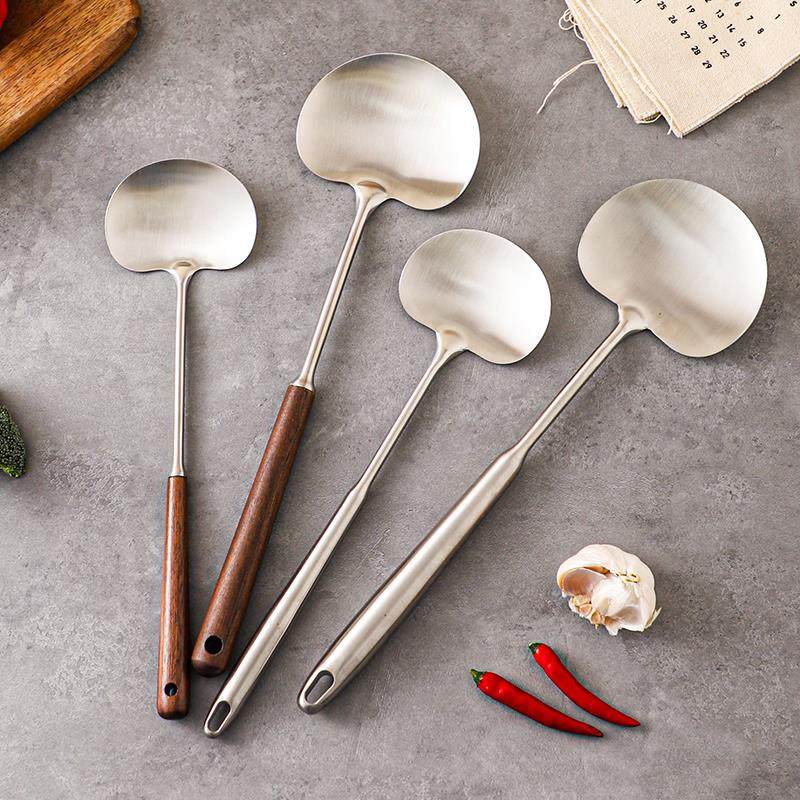 舍里创意加厚304不锈钢锅铲家用炒菜铁铲子勺子加长炒勺煎铲厨具,厨房/烹饪用具,锅铲,淘宝优惠券,粉丝福利购,淘宝优惠卷