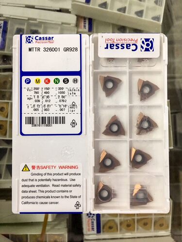 卡赛立式螺纹刀片MTTR436001/436002/436003/436004 GR520 GR928
