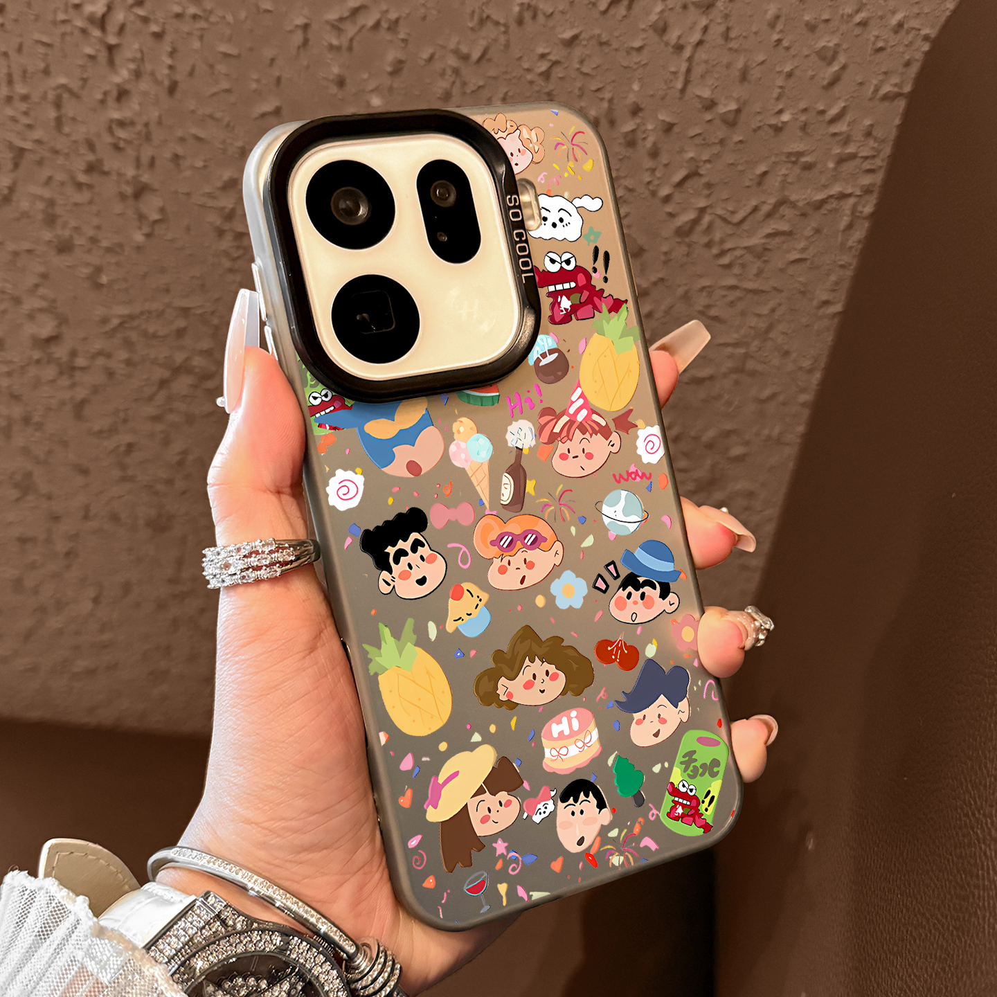 适用oppofindx9蜡笔小新手机壳