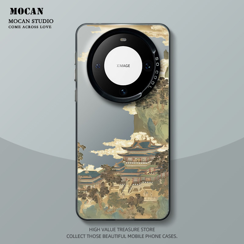 仙山楼阁新款适用华为mate60pro手机壳mate50e保护套mate40小众30epro全包镜头防摔的2024超薄裸感60外壳女生,3C数码配件,手机保护套/壳,淘宝优惠券,粉丝福利购,淘宝优惠卷