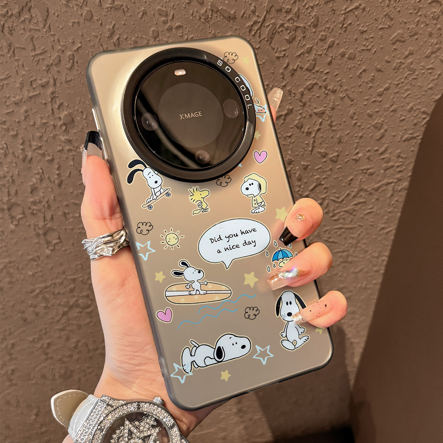 适用于华为手机壳卡通史努比