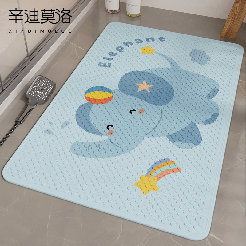 浴室地垫卫生间淋浴高端防滑垫防摔专用防水脚垫厕所洗澡家用垫子