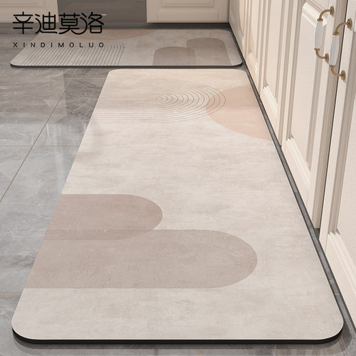 厨房地垫防滑防油硅藻泥防滑地毯