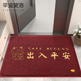 丝圈地垫入户门垫进门门口脚垫门外2024新款 玄关进户出入平安地毯