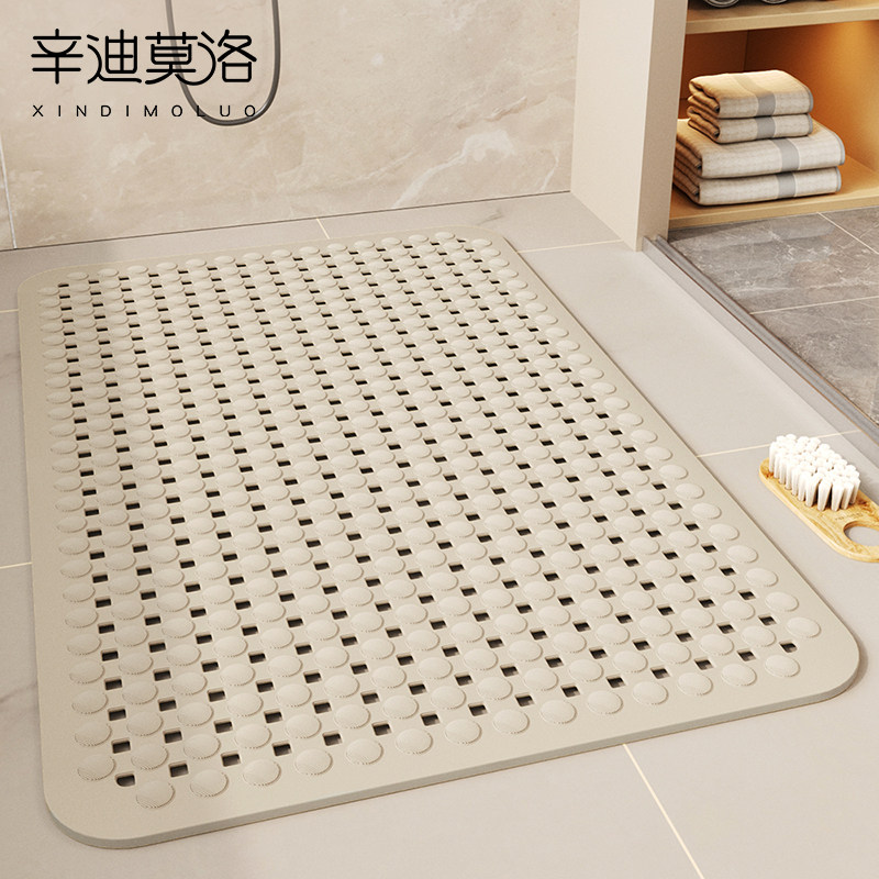 浴室地垫防水洗澡防滑垫厕所浴缸防摔专用垫子卫生间酒店淋浴脚垫