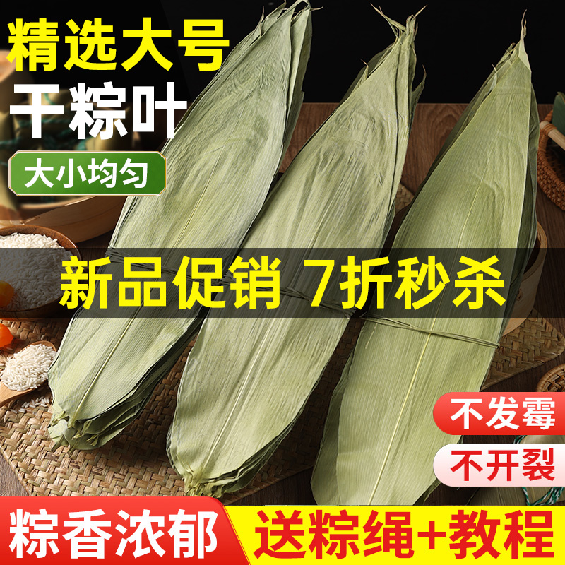 粽子叶粽叶干大号棕叶新鲜包粽子的竹叶子干粽叶商用箬叶批发专用