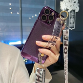 悦皇适用于苹果17手机壳电镀散热网壳iPhone16Promax自带镜头膜15pro全包镜头14防摔透气13保护套腕带斜挎绳