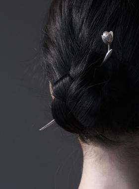 小众设计感郁金香花朵发