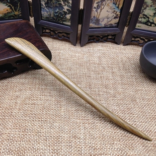发簪木簪子古风绿檀女盘发日常简约挽发木质现代檀簪檀木小众汉服