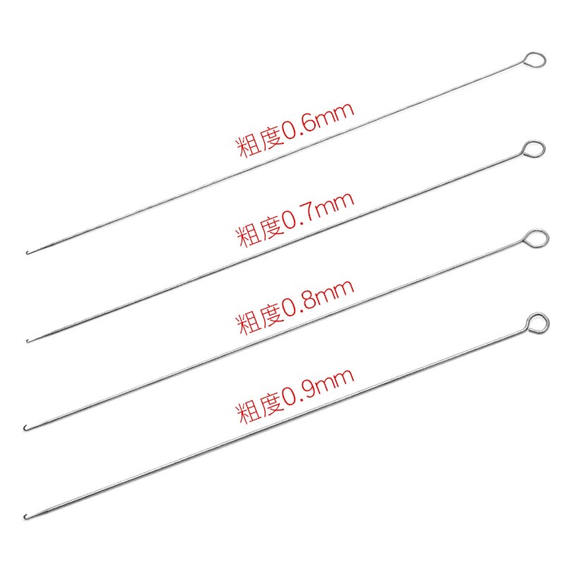 工具串珠器文玩金刚钩针穿针菩提材料长针星月线材神器穿线