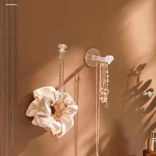 发箍发圈收纳架免打孔壁挂头绳首饰挂钩展示架家用墙面儿童发饰架