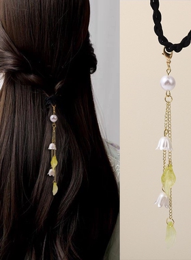 超仙流苏发圈女扎马尾不