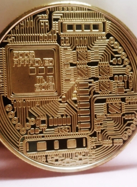 仿美国金币Bitcoin仿比特硬币金币仿比特b外国硬币外国纪念币金币