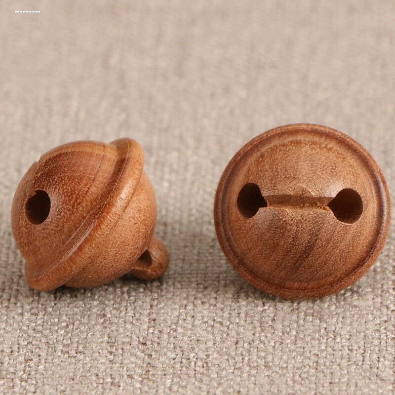 木鱼小铃铛活籽桃木坠饰发出声响配件挂件饰品