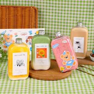 麦吉machi网红饮料瓶杰伦同款一次性果汁饮料瓶子PET塑料奶茶杯