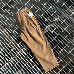 裤 pants」水洗虫洞宽松帆布休闲工装 chino 17205｜「wormhole