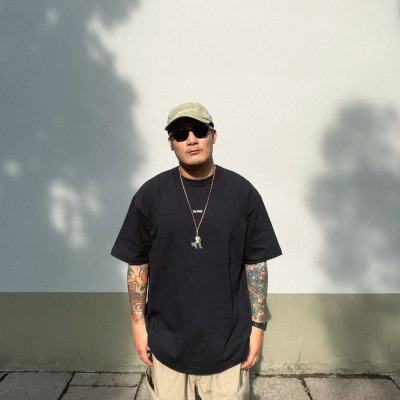 17205 n.90「size based tee」极简尺码标基础宽松圆领T恤