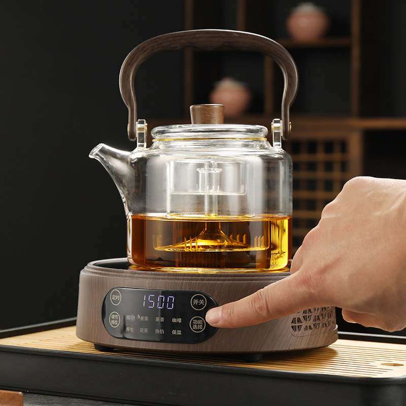 唐戈电陶炉茶炉小型数码迷你家用玻璃壶煮茶器烧光波炉非电磁炉