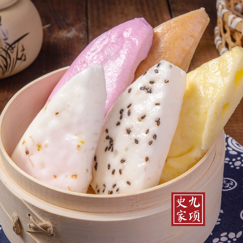 宁波桂花糕大米发糕传统南瓜酒酿米馒头蒸水塔糕点早餐糯叽叽零食