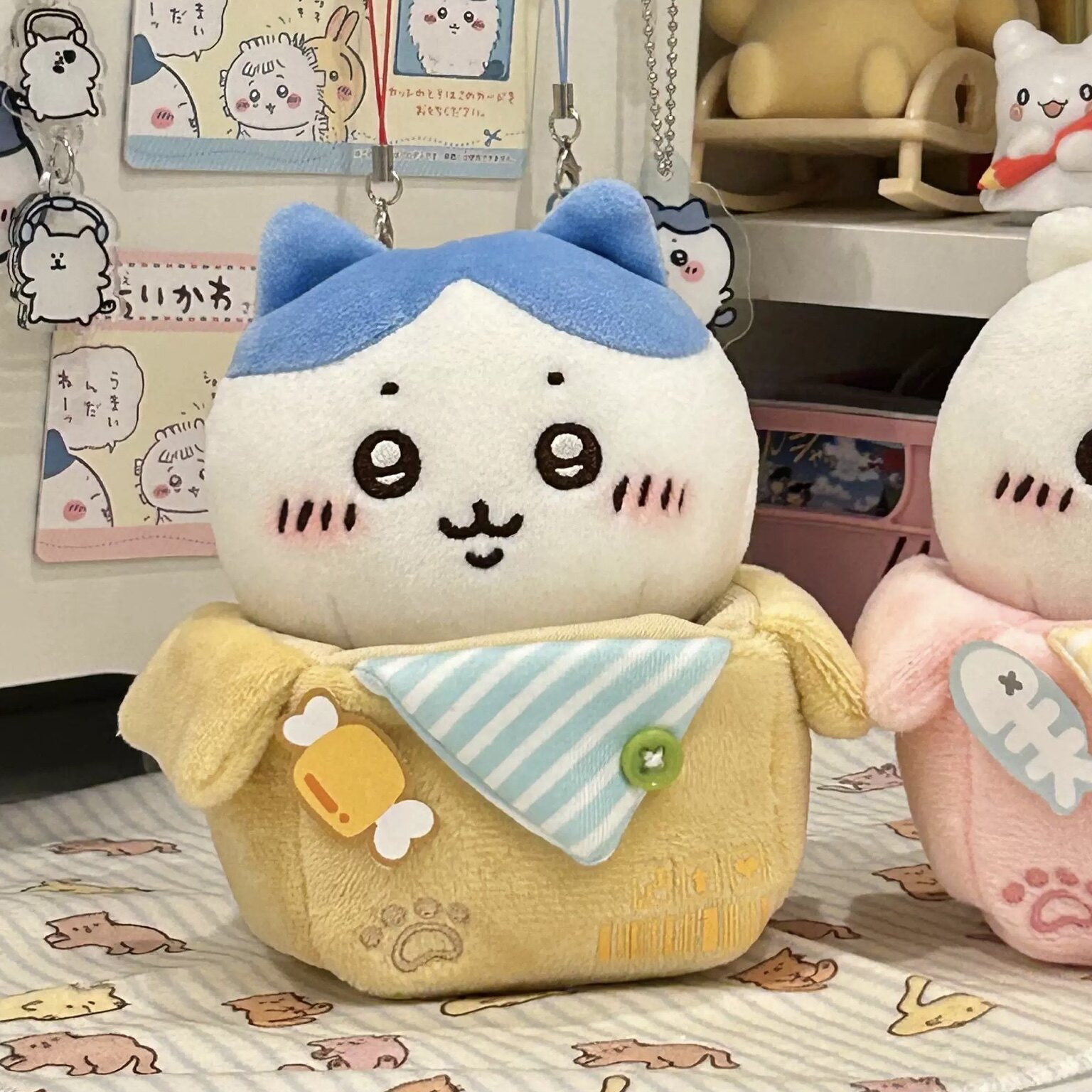日本吉伊卡哇生日蛋糕毛绒公仔杯子小八玩偶乌萨奇女娃娃生日礼物