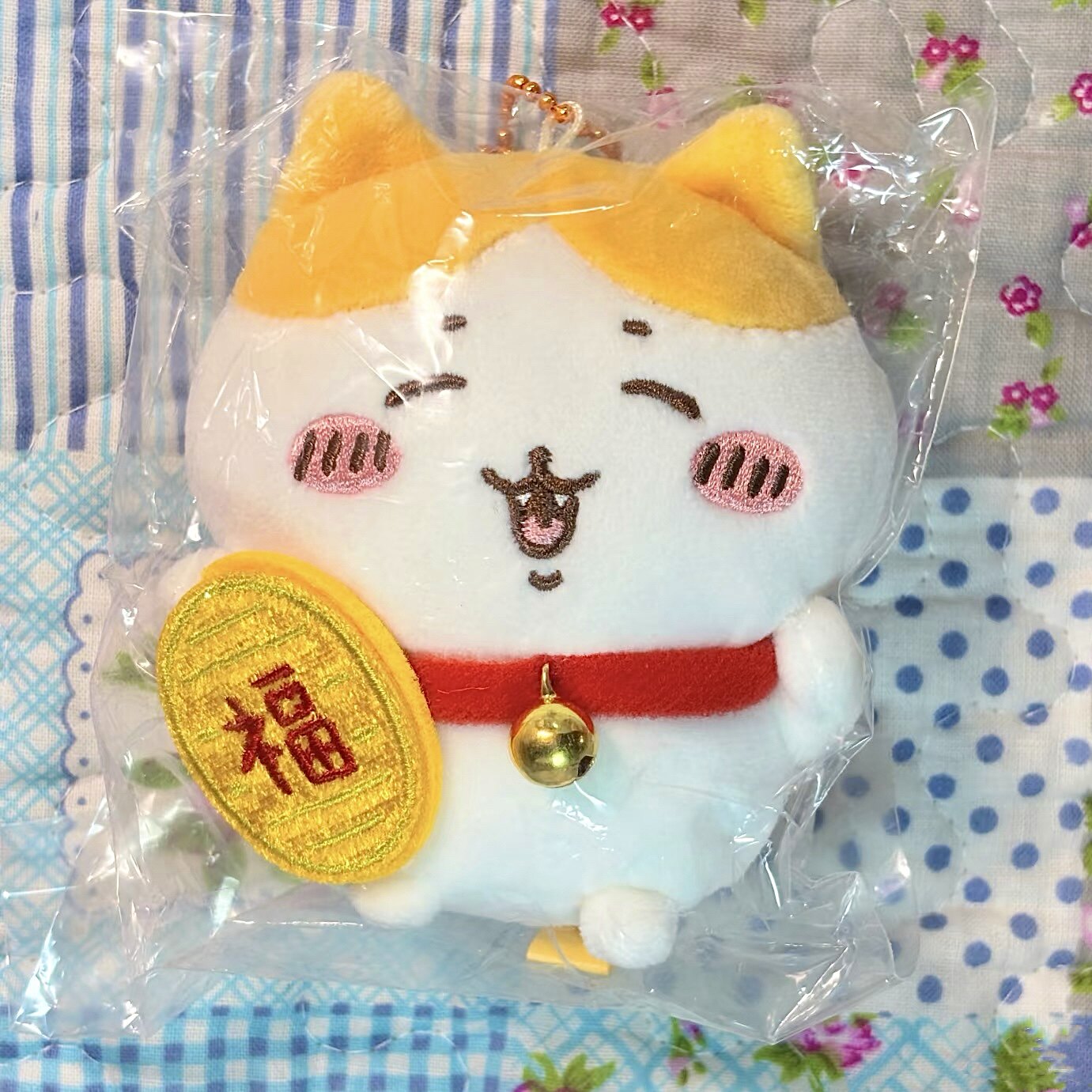 【正版】Chiikawa吉伊卡哇日本挂件小八招财猫黄色玩偶大公仔礼物