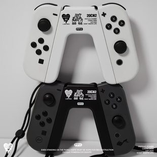 任天堂switch oled游戏机PP手柄V形手把 joycon手柄握把 ns便携