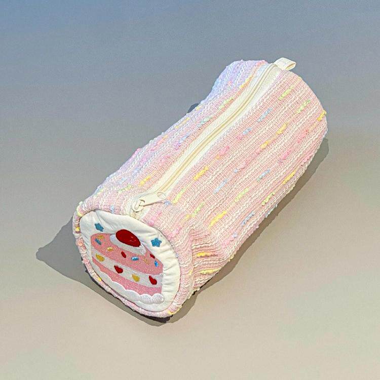 可爱草莓蛋糕笔袋高颜值ins风文具铅笔盒大容量初中女生小众设计