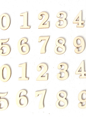 木质26个字母大小写和0-9数字场景婚礼道具装饰品124pcs一包