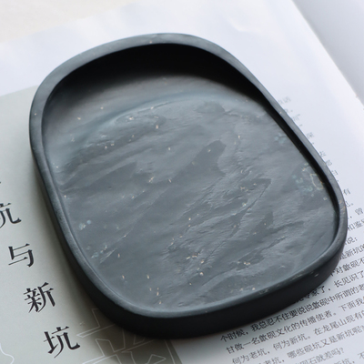 中国歙砚龙尾砚发墨如油