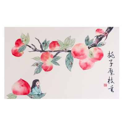 徽昌瑞彩绘毛毡古风写意