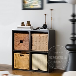 家用钢制卡莱克格子柜自由组合四格八格柜儿童书架落地多层置物架