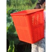 彷竹编塑料大背篼新款 镂空背篓土豆红薯胡萝卜农用蔬菜水果采收框