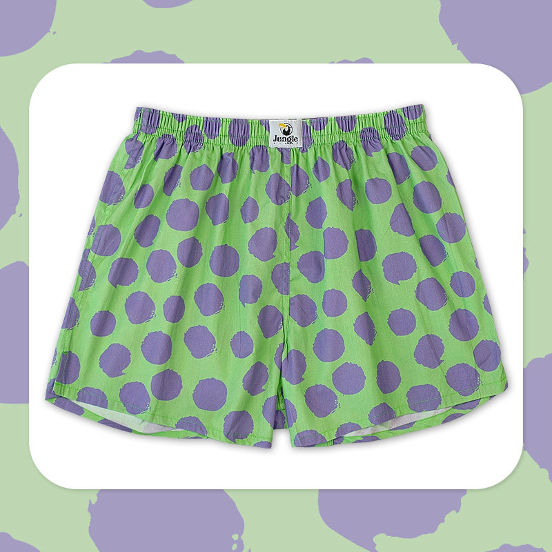 宽松舒适短睡裤衩子头日式内裤男生平四角阿罗裤透气大码纯棉夏季