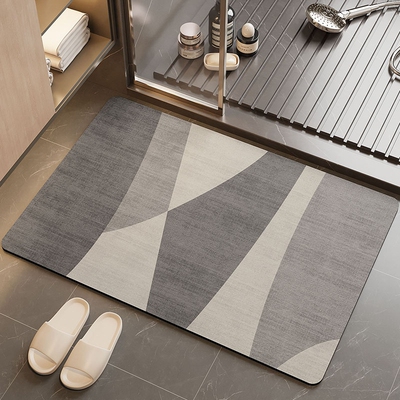 矽藻泥浴室吸水地垫化妆室门口速干 干脚垫洗手台防滑垫厕所门外