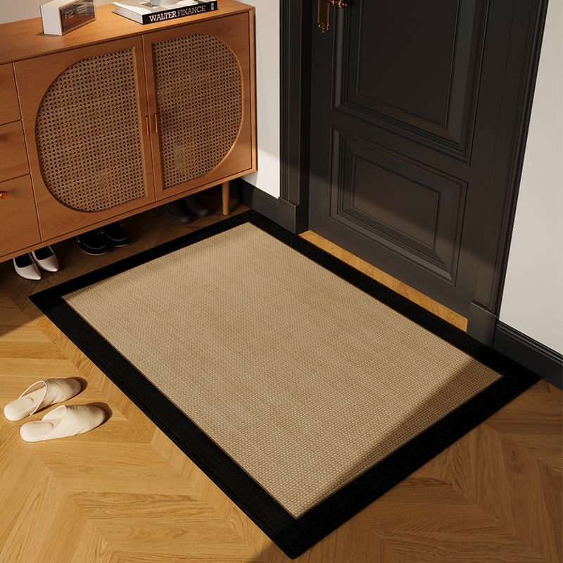 中古风进门地垫入户门垫门口脚垫家用防滑垫可裁剪地毯玄关大门