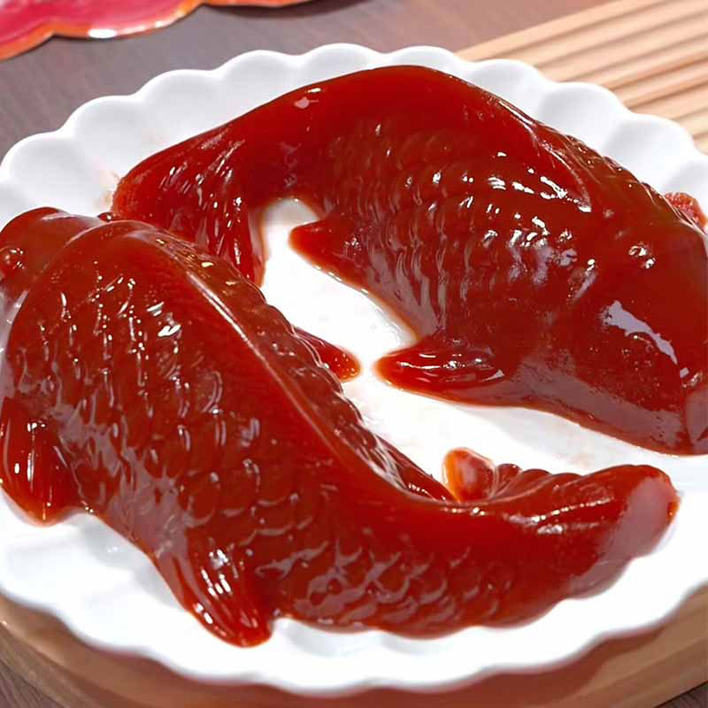 鱼形状的山楂鱼糕年货京糕