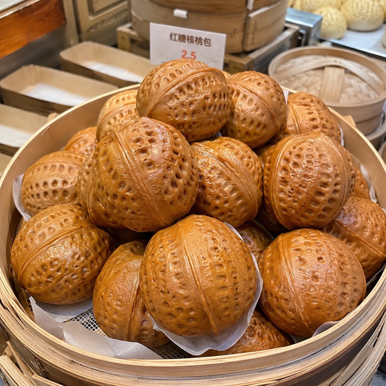 【快手早餐】坚果核桃包家庭常备营养速食半成品夹心面食打人