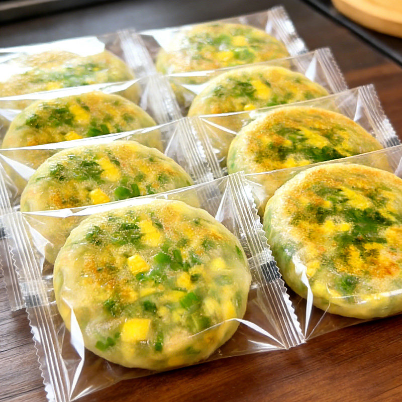 【独立包装】韭菜鸡蛋馅饼速冻品纸皮外酥里嫩面食菜角充饥商用ST,粮油调味/速食/干货/烘焙,馅饼/烧饼/锅盔,淘宝优惠券,粉丝福利购,淘宝优惠卷