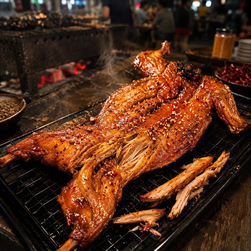 饭店同款手撕兔五香高蛋白熟食