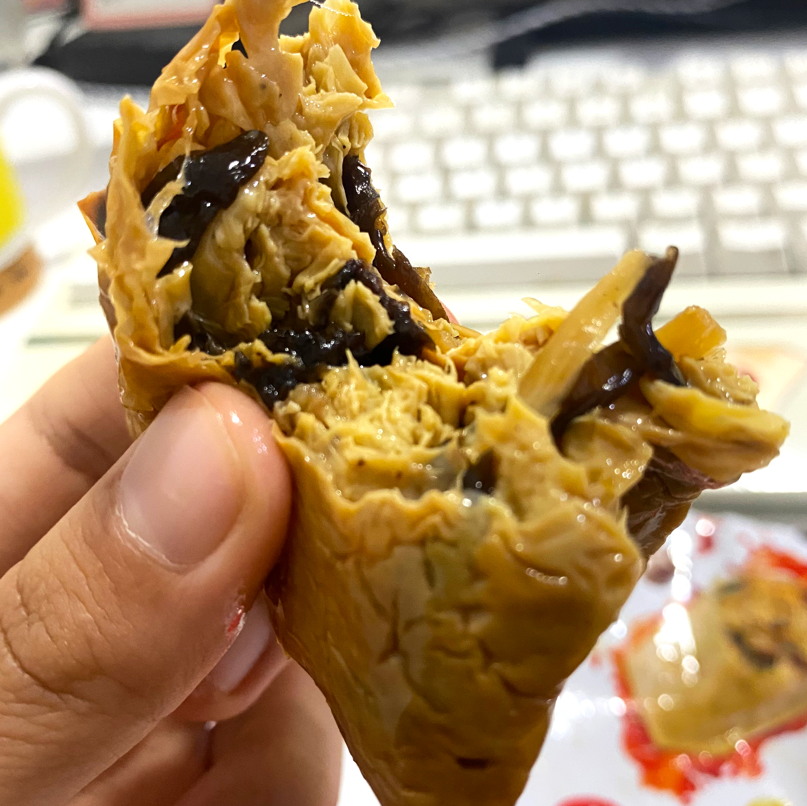 手撕腐豆皮卷追剧豆制好吃