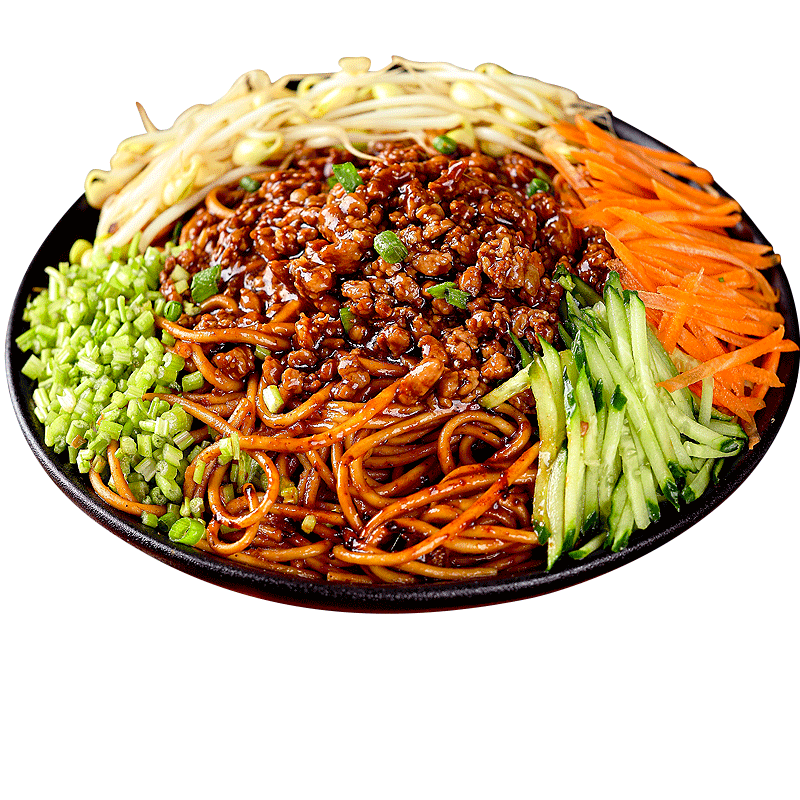 炸酱面拌面老北京风味袋装速食